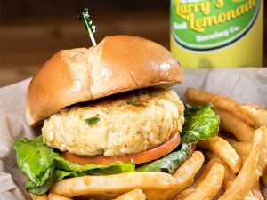 Larry's Restaurant - Crabcake Sandwich