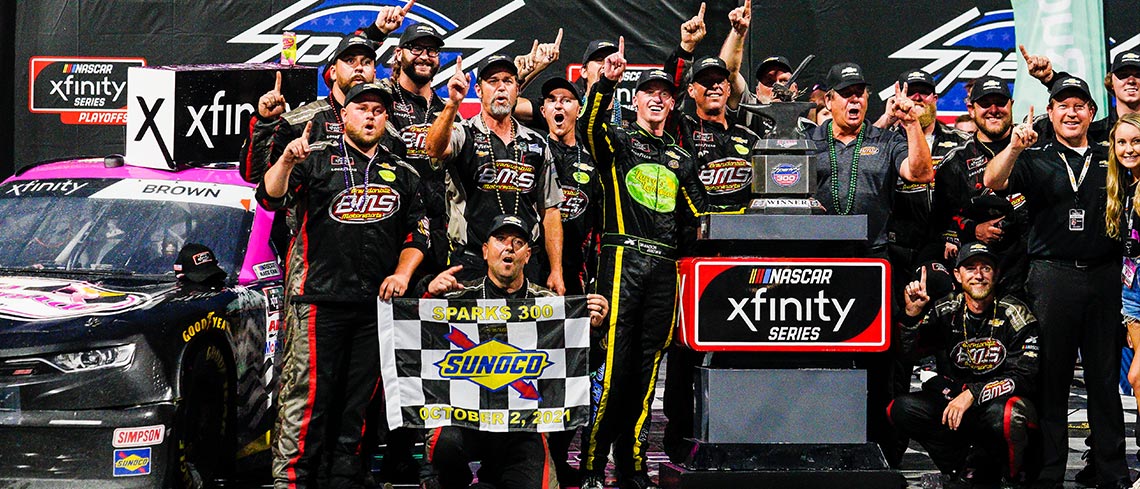 Brandon Brown Checkers 1st at Talladega