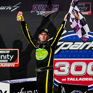 Brandon Brown Checkers 1st at Talladega