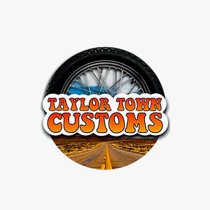 Taylor Town Customs Logo - Bikes Brews and BBQ